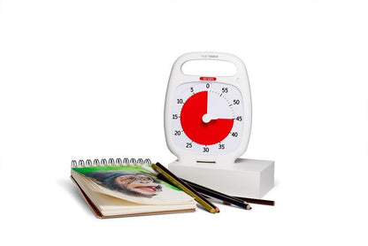 Time Timer Plus Vit med paus knapp - Psykiatrispecialisterna Shop